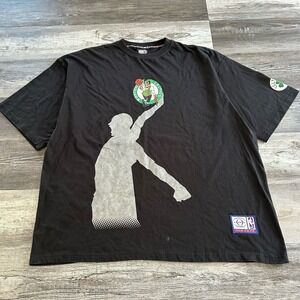 Vintage Y2k unk NBA Black Basketball Celtics Sporty Graphic Tshirt